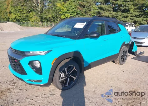 2022 Chevrolet Trailblazer Awd Rs z USA, uszkodzony, nr VIN KL79MUSL5NB043994